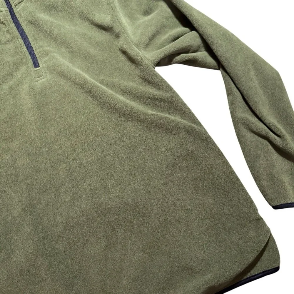 Mens Great Northwest Green Waffle Quarter Zip Pullover Size‎ Small